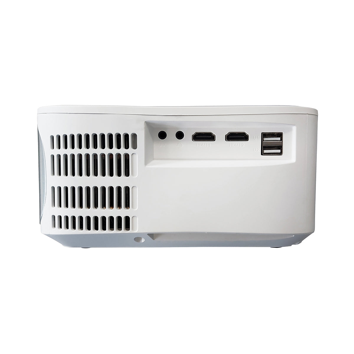 Irradio VPD-7000HDW Videoproiettore Full HD, 5.000 Lumen, Funzione Mirroring per Smartphone e Tablet, Proiettore con Tecnologia LCD e illuminazione a LED, Colore Bianco
