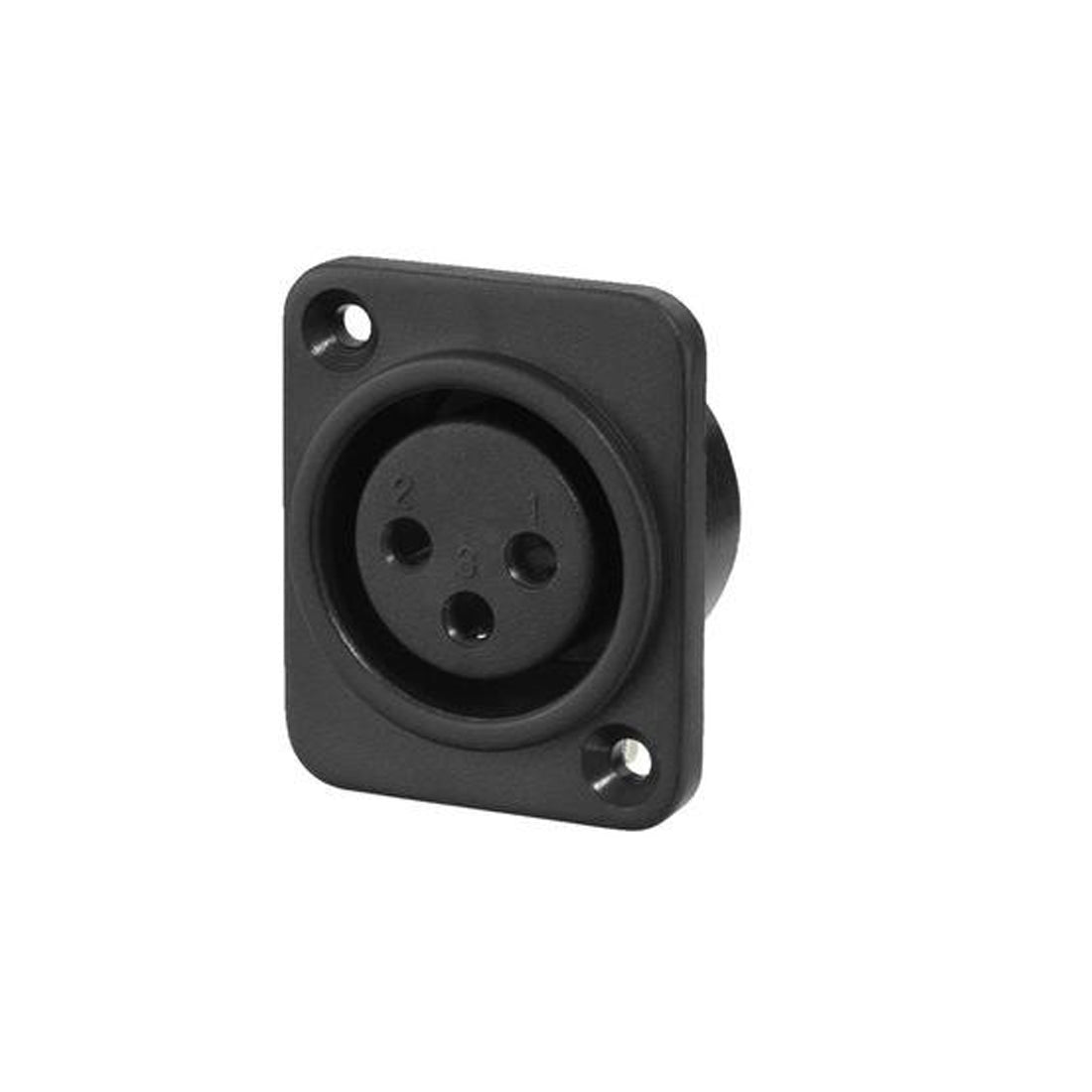 Monacor Presa XLR da pannello, 3 POLI XLR-508/JP