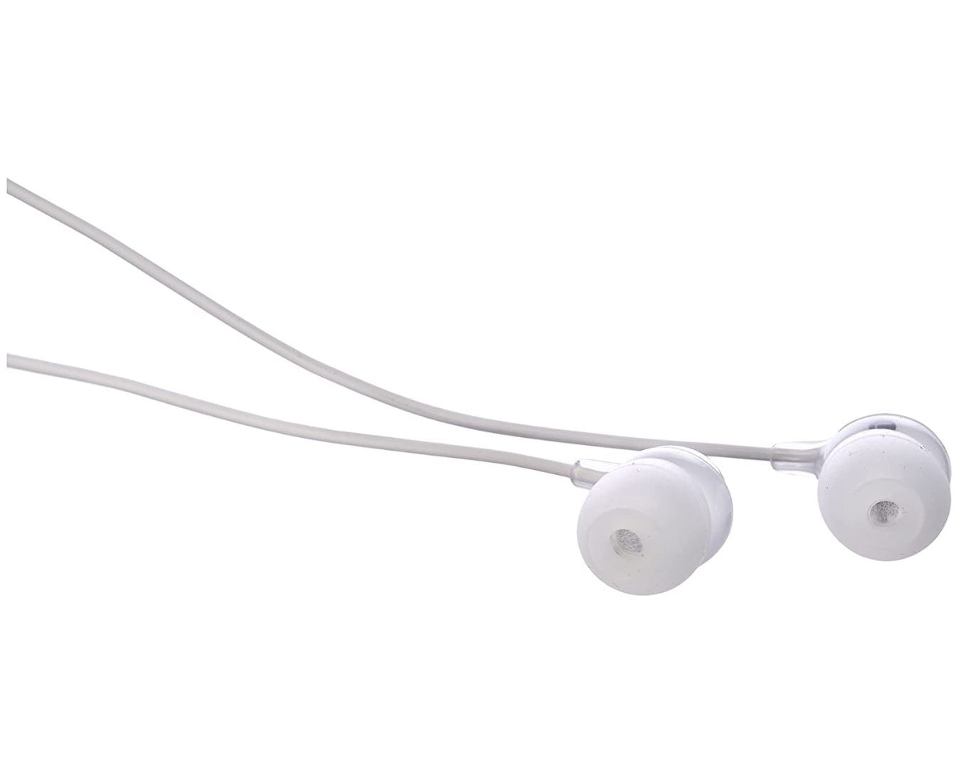 Écouteurs Sony en silicone blanc avec fil Écouteurs intra-auriculaires stéréo avec isolation phonique