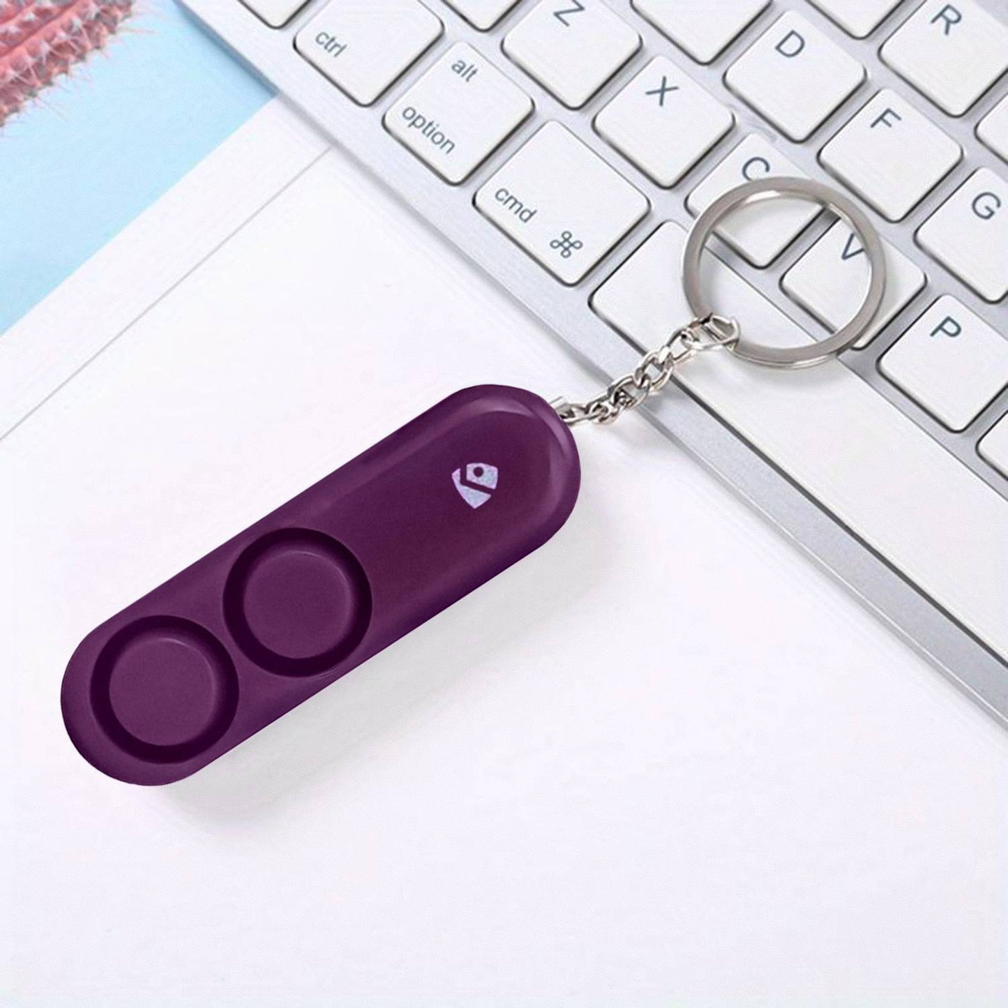 BRAVO Personal Alarm, Remote Control Security Alarm with Built-in Siren, Keychain Alarm for Children, Women and Elderly, Emergency Alarm