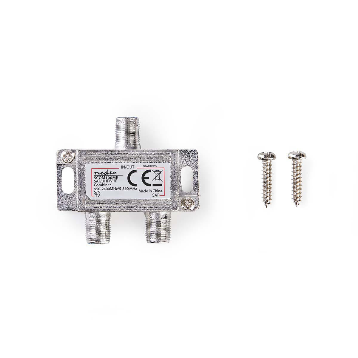 Nedis Mixer and Demixer, combinateur satellite, combine un signal satellite avec un signal de télévision par câble