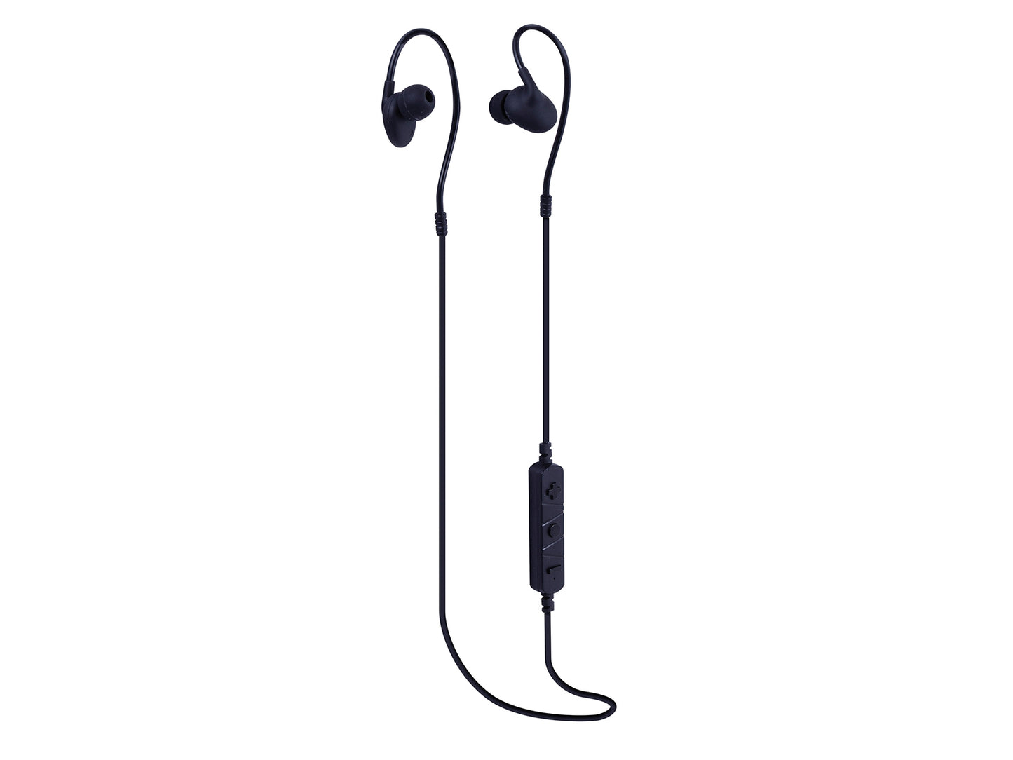Casque Bluetooth Trevi avec microphone, câble anti-nœuds et contrôle du volume, casque noir