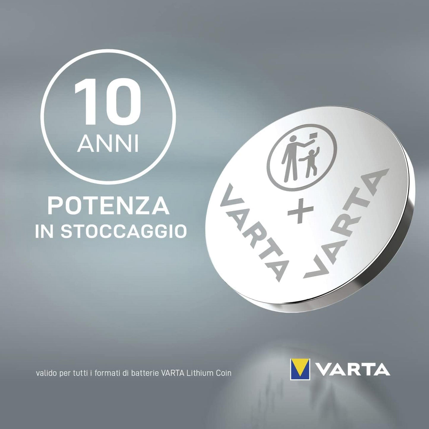 Varta CR2032 Lithium button cell, professional battery with 70% extra autonomy, battery for remote controls