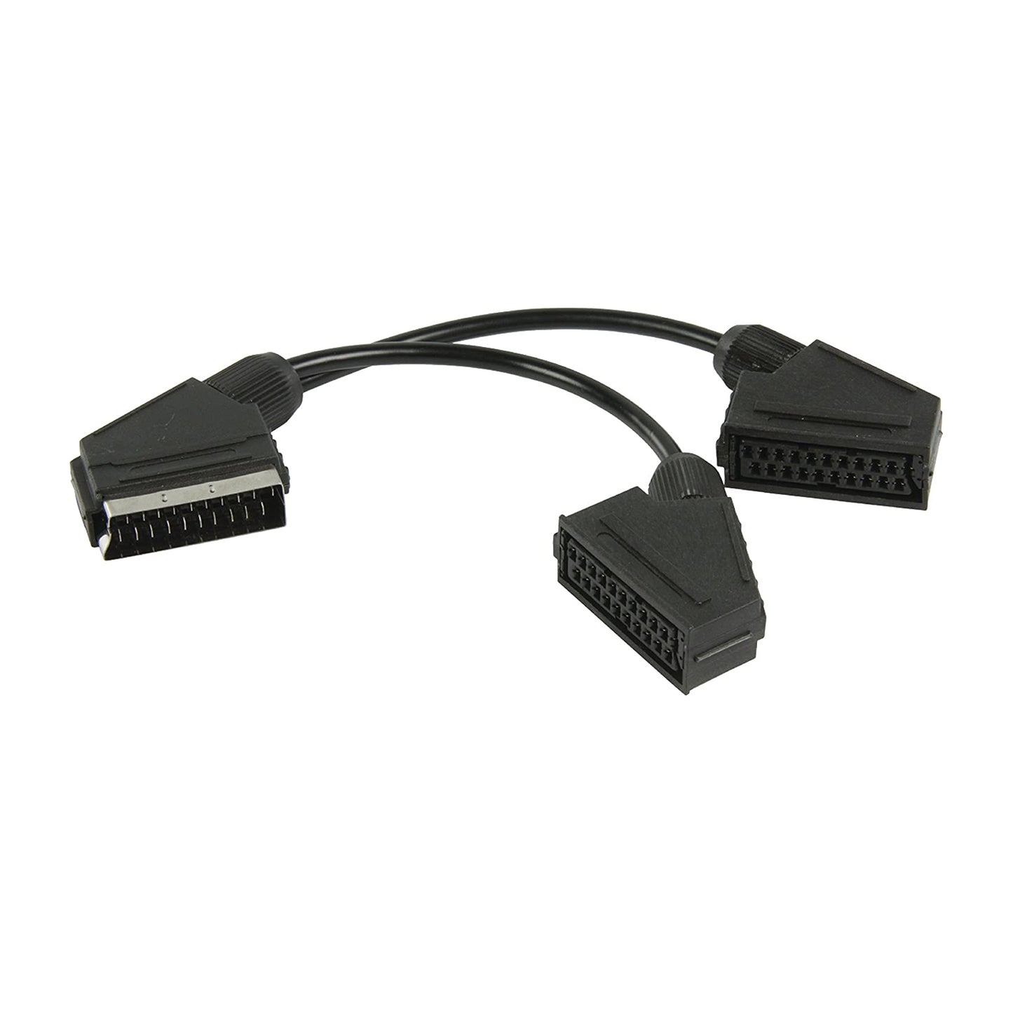 Câble péritel audio vidéo Life 21 pôles 0,2 m2, prise péritel pour TV et décodeur, câble péritel