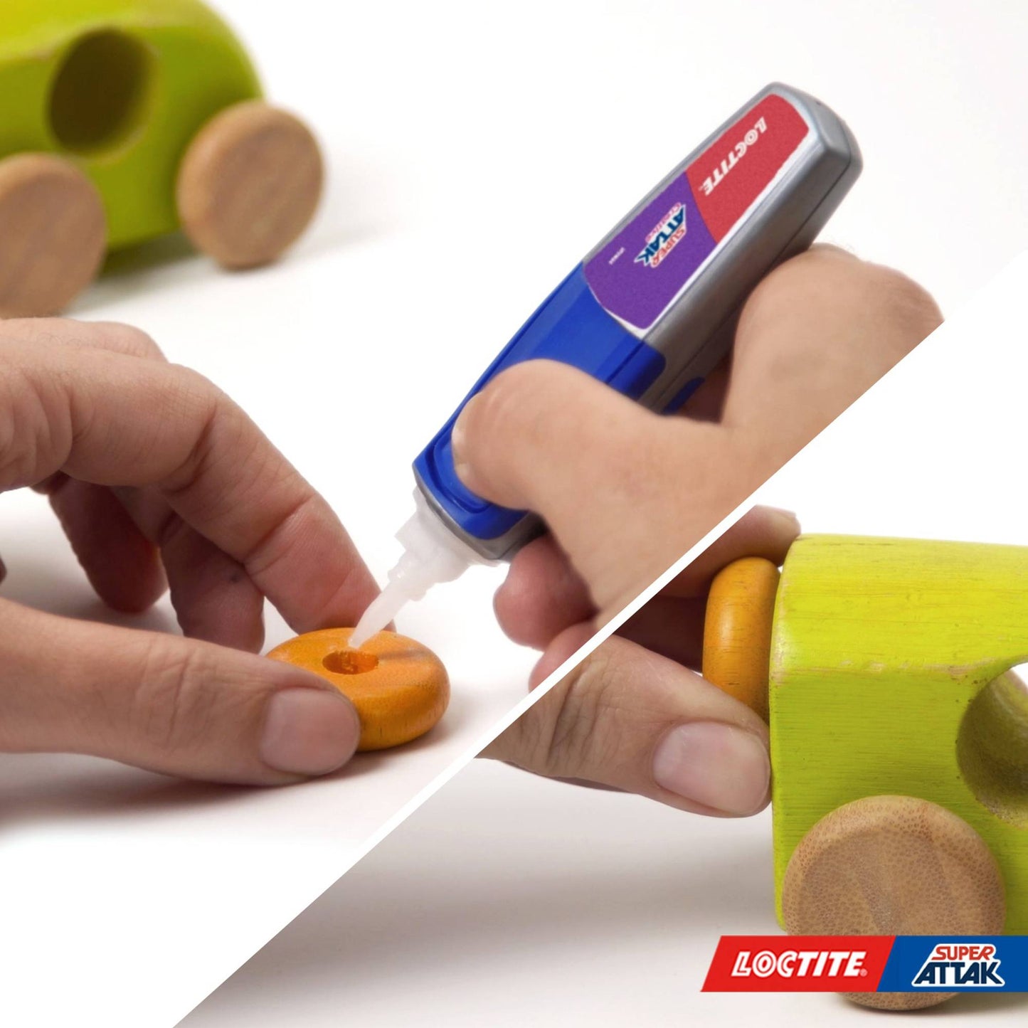 Loctite Super Attak Creative, transparent liquid glue with pen applicator, strong glue for easy and precise applications, 3g glue stick
