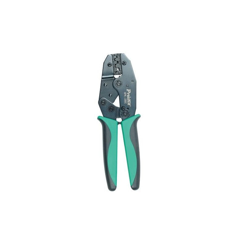 PRO'SKIT Pinza crimpatrice in acciaio al carbonio per terminali non isolati capicorda cavi
