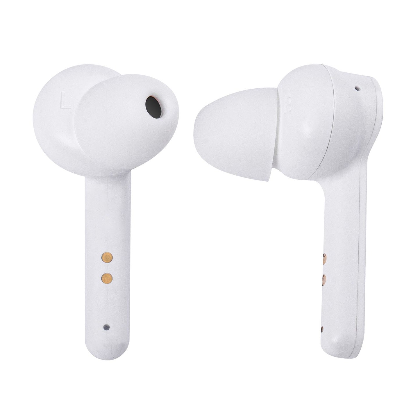 Trevi Sports Écouteurs intra-auriculaires avec commandes tactiles, écouteurs Bluetooth sans fil avec capuchons en silicone, étui de chargement intégré