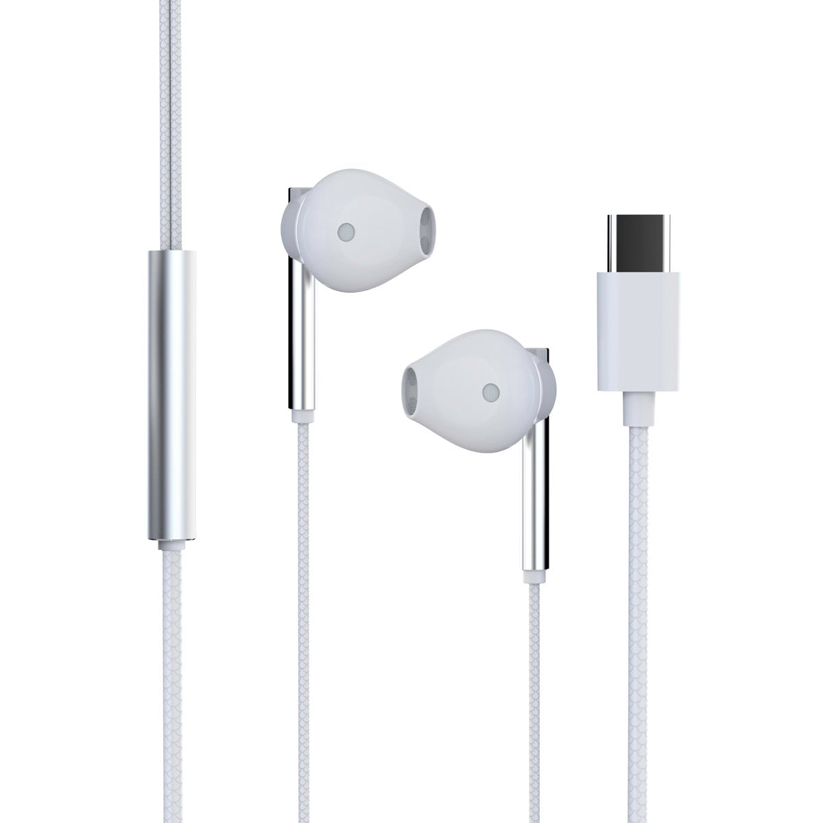 Trevi HMP 700 C Casque numérique USB type-C, écouteurs stéréo avec microphone, câble anti-emmêlement de 1,2 m