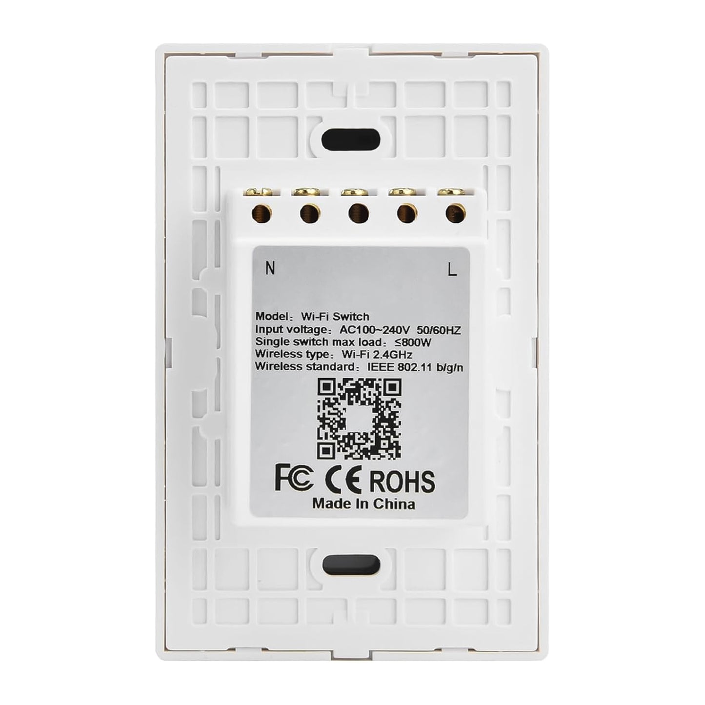 Life Pannello touch On/Off 3 canali, modulo smart per illuminazione, controllo vocale o tramite app