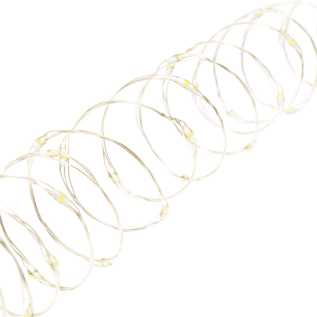 Guirlande lumineuse Lumineo 288 LED 2,4 m, faisceau lumineux en cuivre, lumière blanche froide, lumières de Noël étanches pour l'extérieur, faible consommation