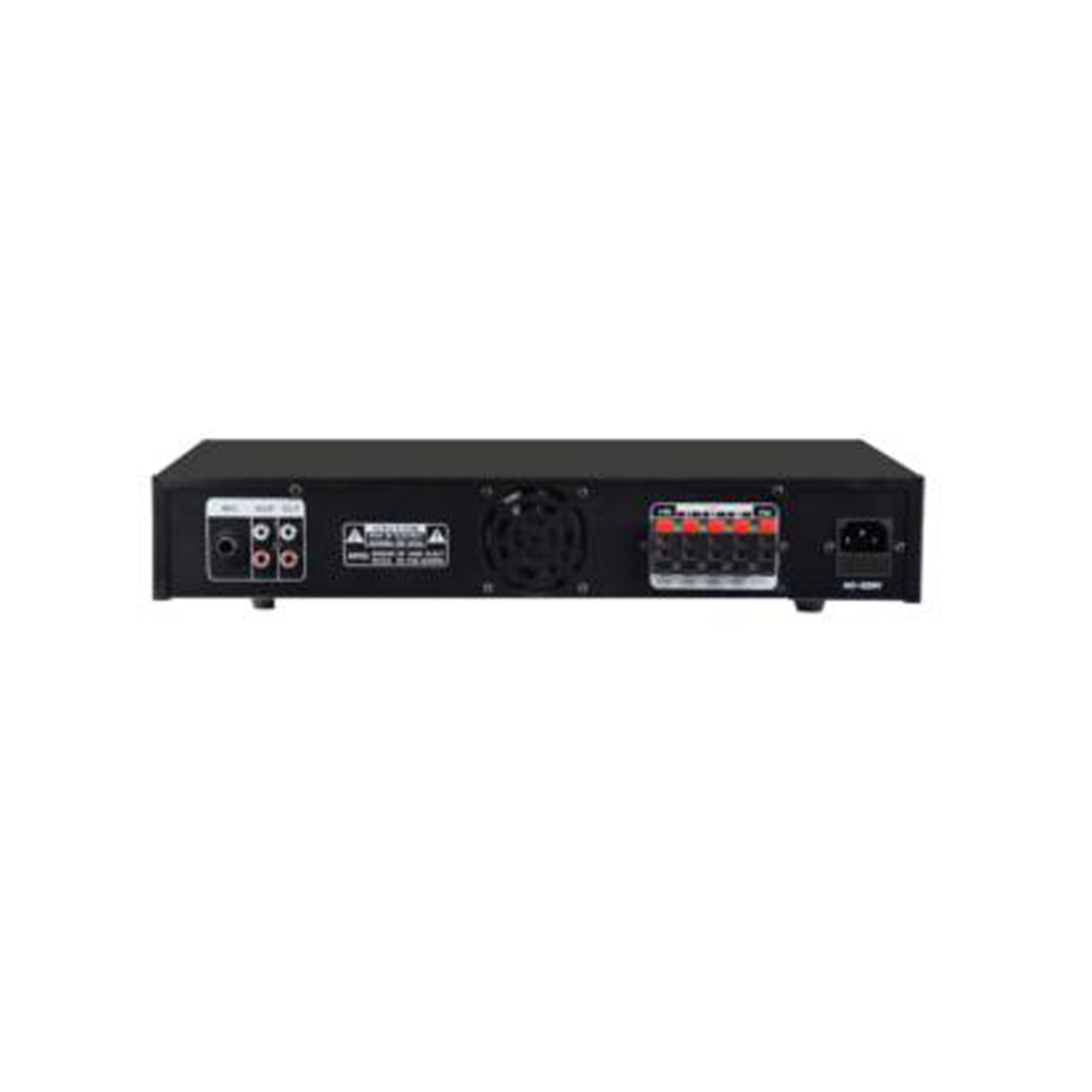 Karma 3-zone PA amplifier with bluetooth, MP3 player and USB port, amplifier with 2 microphone inputs
