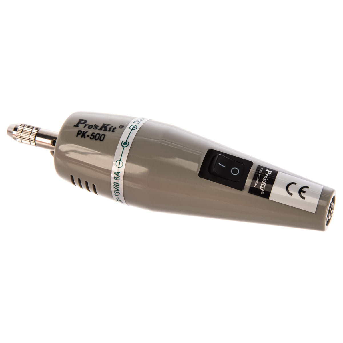 Pro'sKit 1PK-500B-2 Mini perceuse électrique, meuleuse à main, outil rotatif 11,000 tr/min, ensemble de sculpture sur bois, outil de coupe
