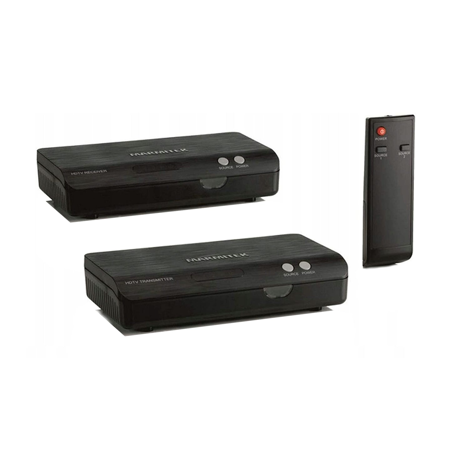 Marmitek HDTV Anywhere, extender HDMI su Powerline, 1080p Full HD, copertura in tutta casa, ripetitore a infrarossi, splitter incorporato, HDMI rete elettrica