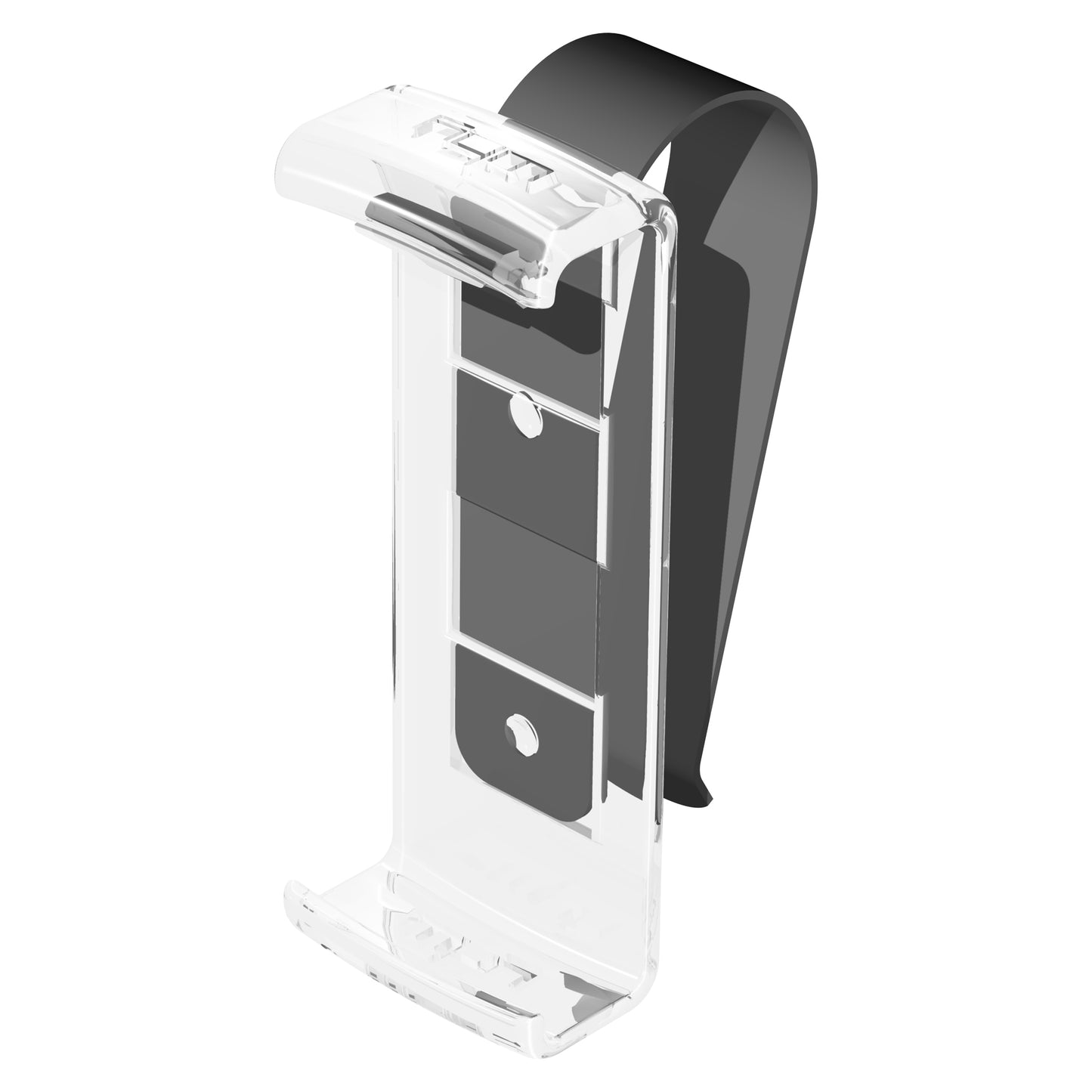 WHY EVO MINI Télécommande multi-fréquences à code tournant de 280 à 868 MHz avec Visor Clip, ouvre-portail programmable à auto-apprentissage, télécommande large portée à 4 boutons, rouge vulcan
