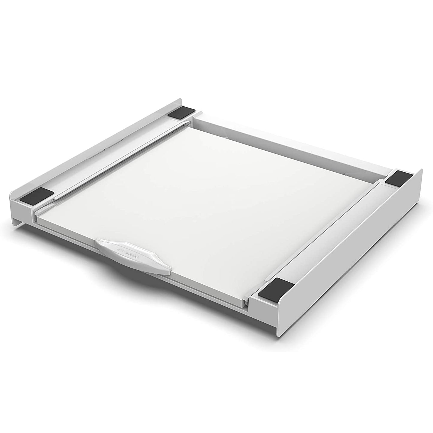 Meliconi Kit di sovrapposizione universale per lavatrice e asciugatrice con ripiano estraibile e cinghia di sicurezza inclusa, made in Italy