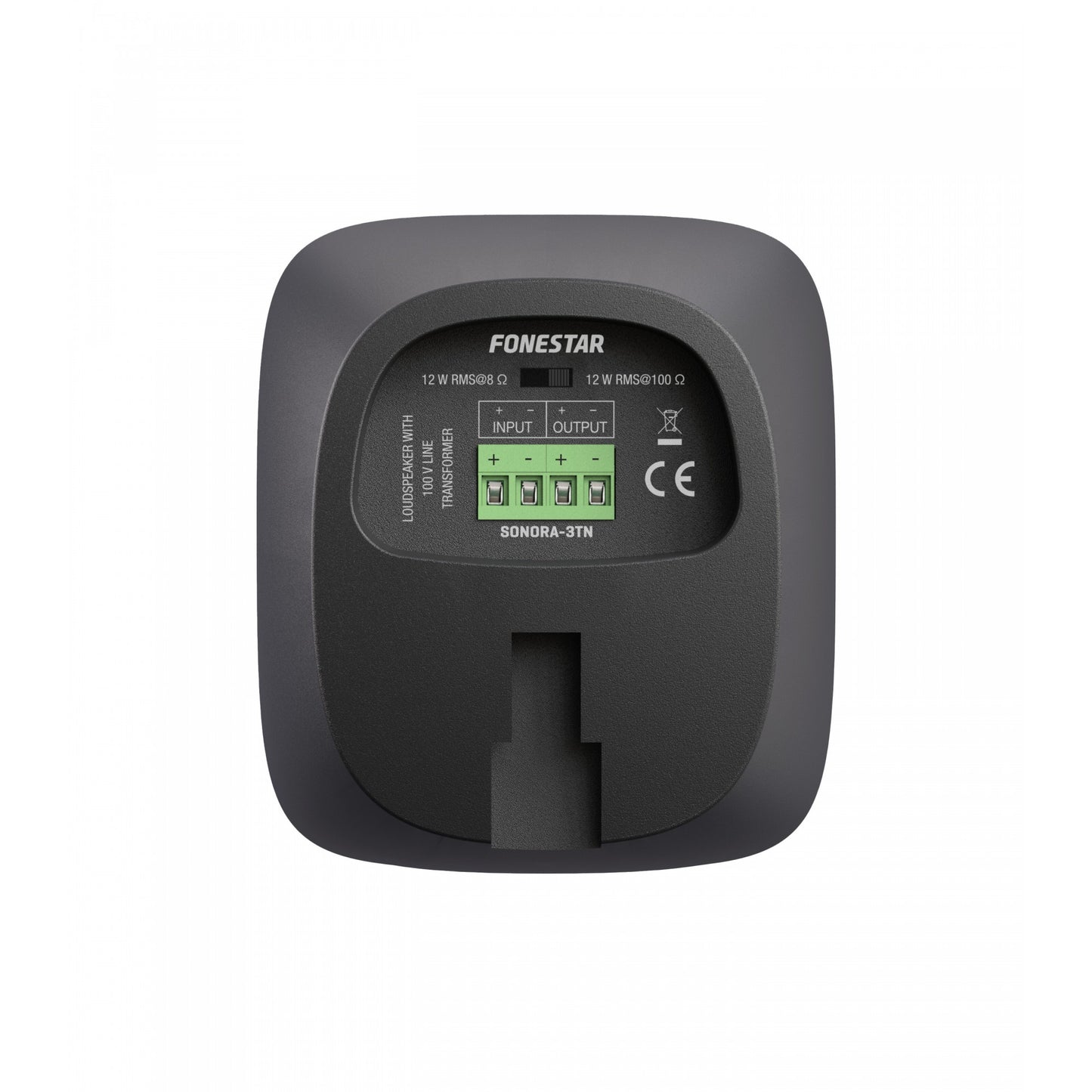 Haut-parleur Surface Fonestar Sonora 3TN, haut-parleur audio avec transformateur de ligne 100 V, enceinte basse impédance