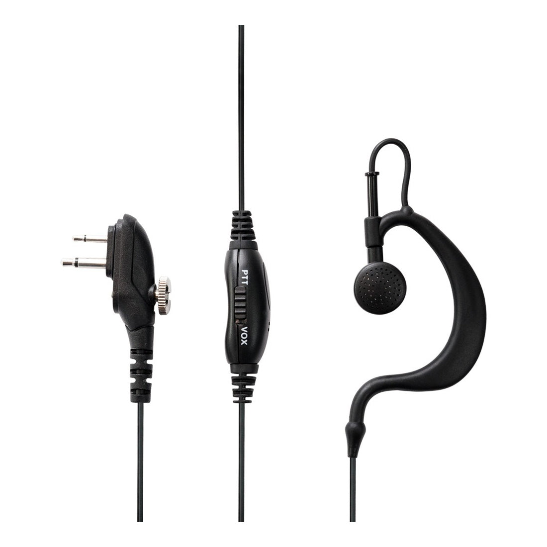 Midland MA 27-M écouteur microphone avec bouton PTT connecteur 2 broches C1130