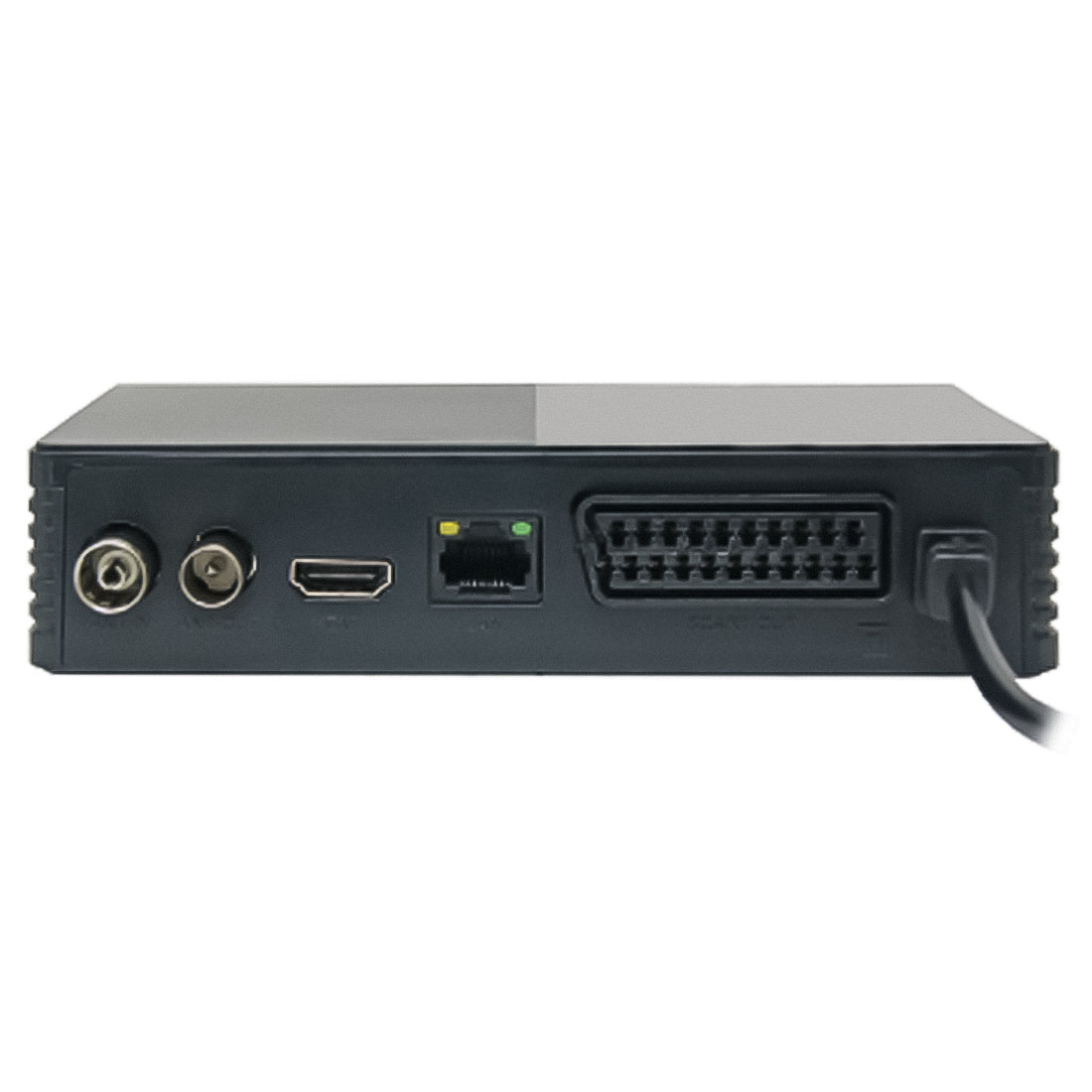 GBC GB-350D Decoder Full HD DVB-T2, digitale terrestre 1080p H.265, porta USB, Telecomando IR universale TV+decoder