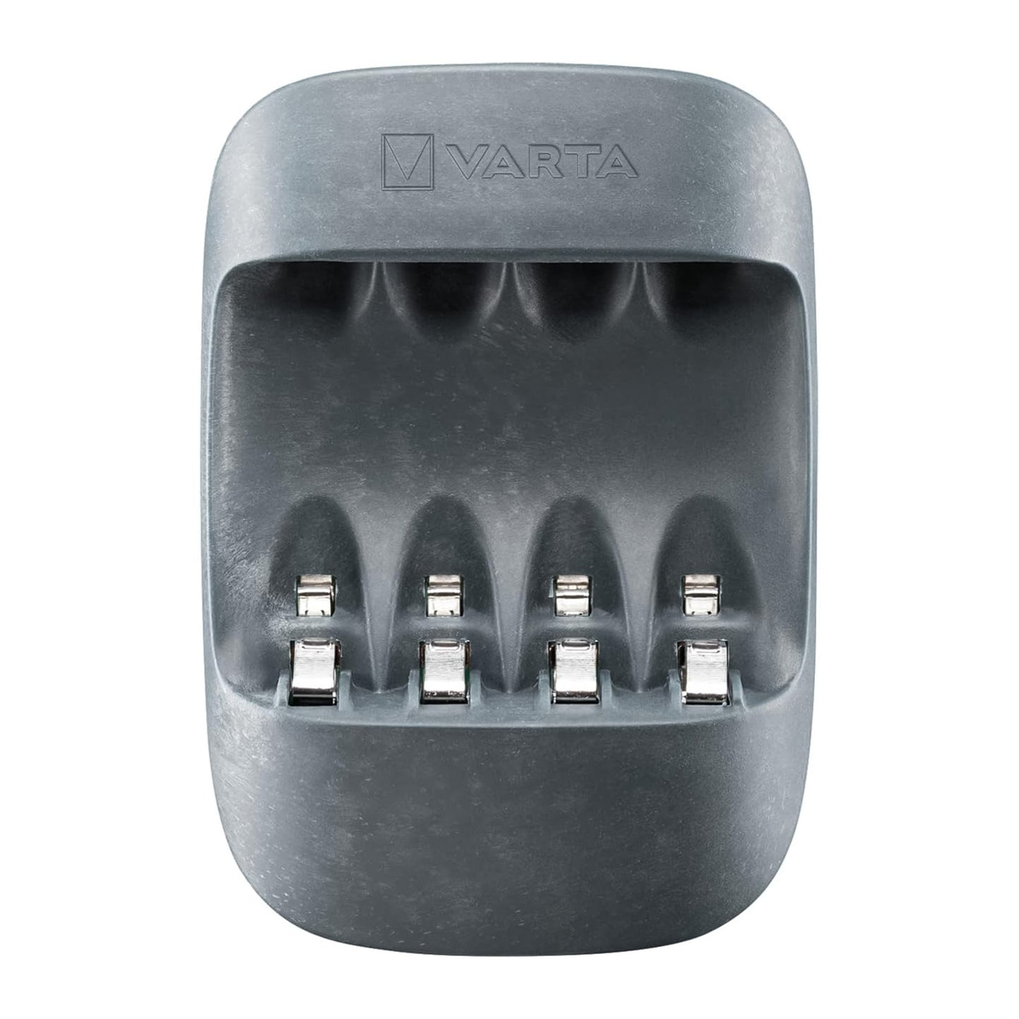 Chargeur de batterie Varta Fast pour AA et AAA, 4 emplacements, charge les stylets et les piles du stylet en 1,5 heure, indicateur de charge LED, matériau éco-durable