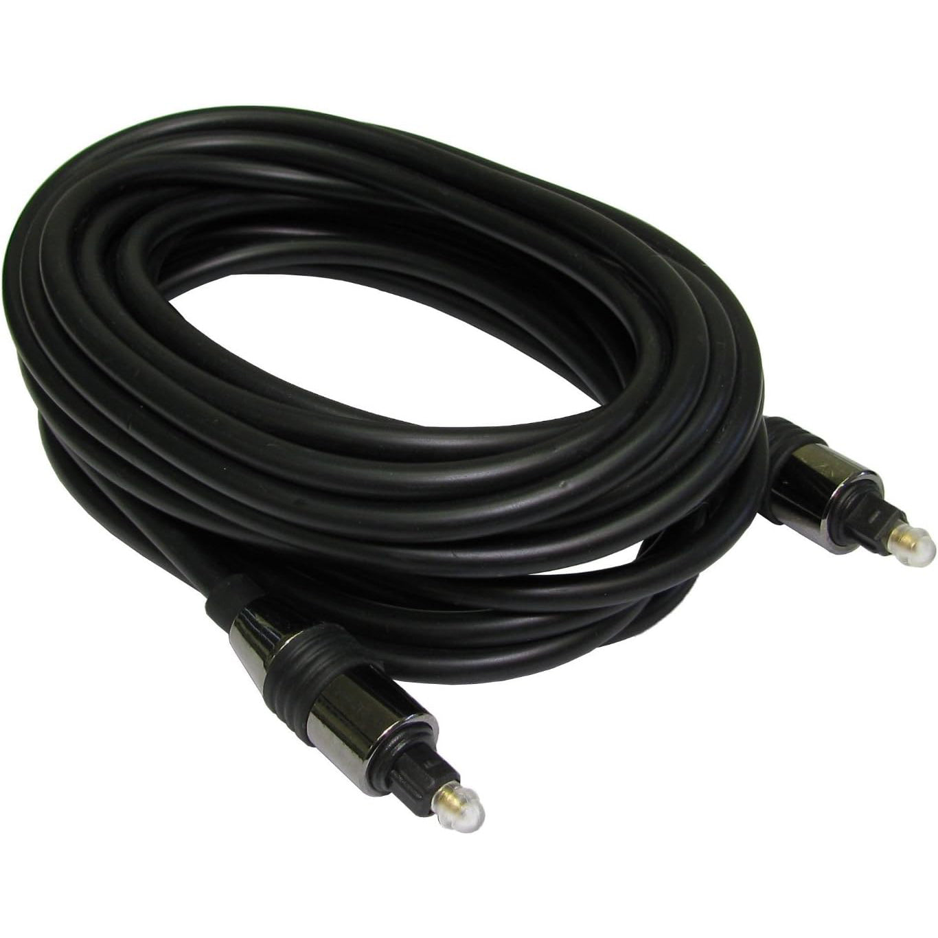 GBC Fiber Optic Digital Audio Cable, Cable with Toslink T Connectors, Home Theater Cable, PREMIUM Quality, 10m