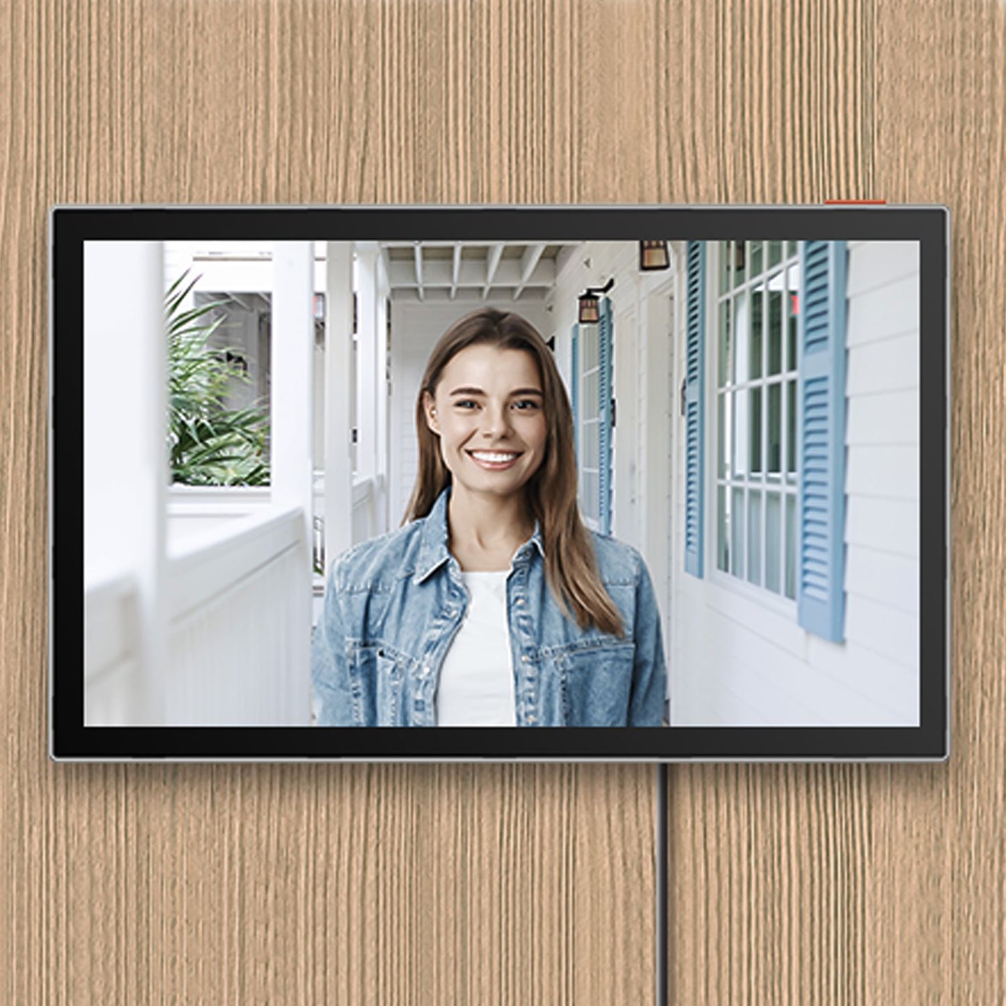 Interphone vidéo intelligent Ezviz HP7 2K, connecté à Internet, interphone intelligent avec écran tactile de 7 pouces, sonnette intégrée