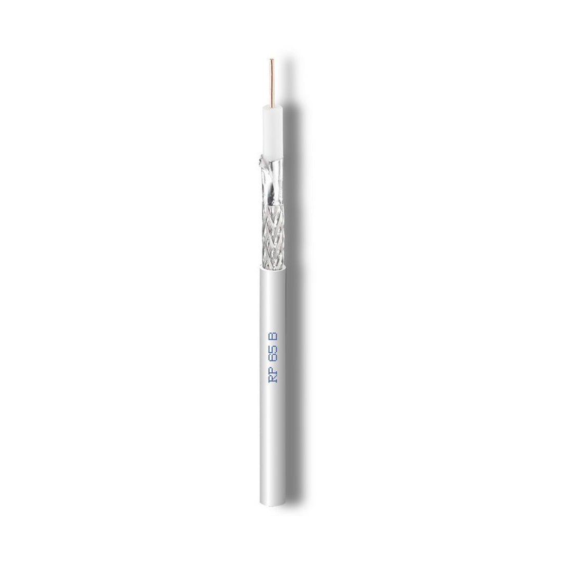 Cavel Cavo coassiale 75 Ohm bobina 100 m Made in Italy per uso interno, cavo antenna, cavo coassiale con schermatura