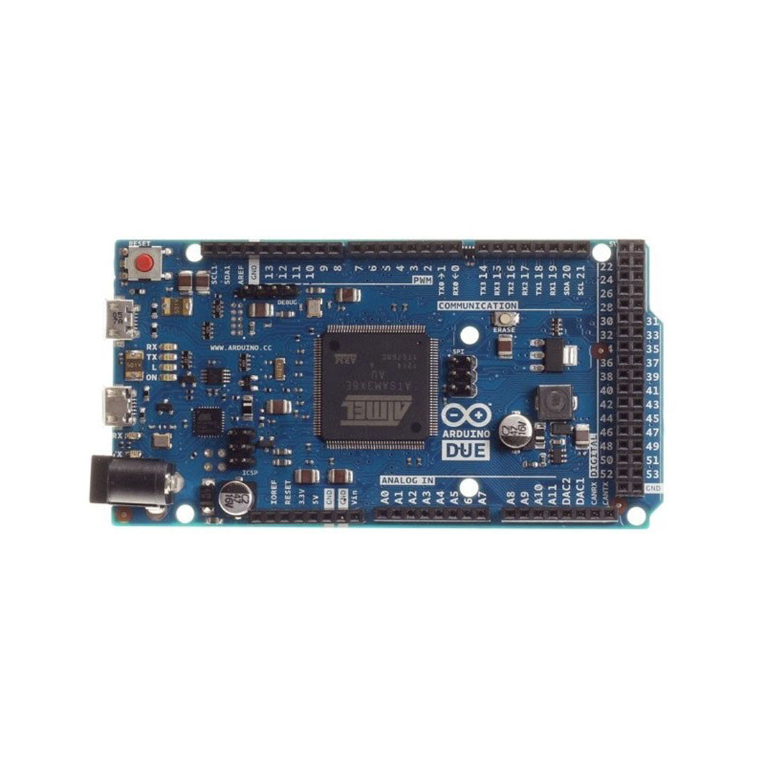 Scheda Elettronica DUE processore ARM core a 32bit controller AT91SAM3X8E BOARD 10