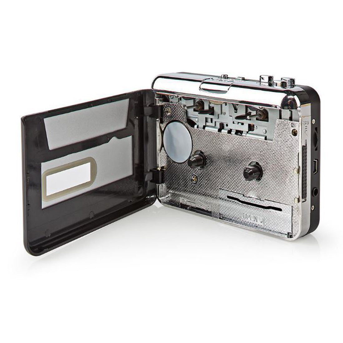 Nedis Convertitore di cassette audio in MP3, con cavo USB e CD-ROM, convertitore musicassette