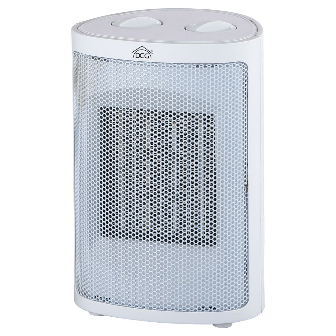 DCG Stove with ceramic heating elements, elegant design, electric heater with adjustable thermostat