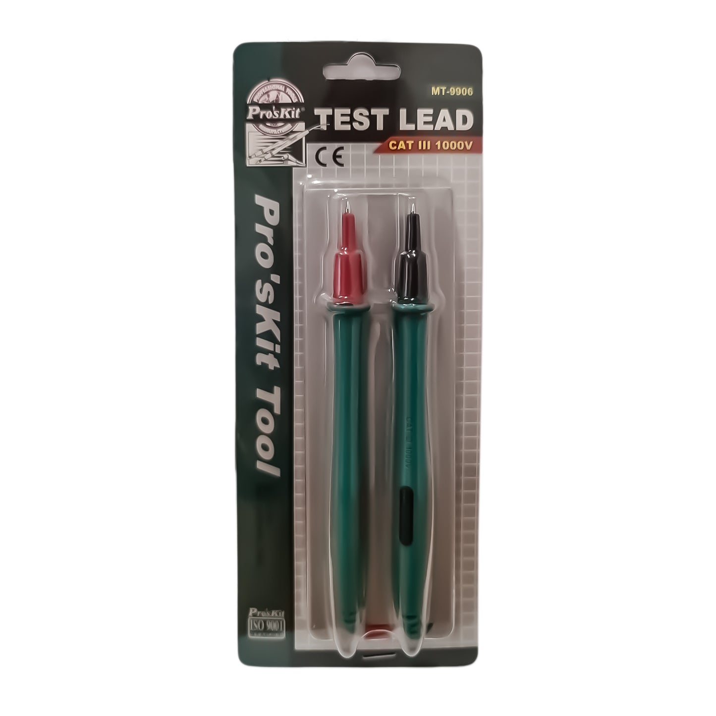 Pro'skit puntali isolati bicolore per tester CAT III 1000V, cavi di prova da 90 cm per multimetro, spina ad angolo retto, connettori a banana