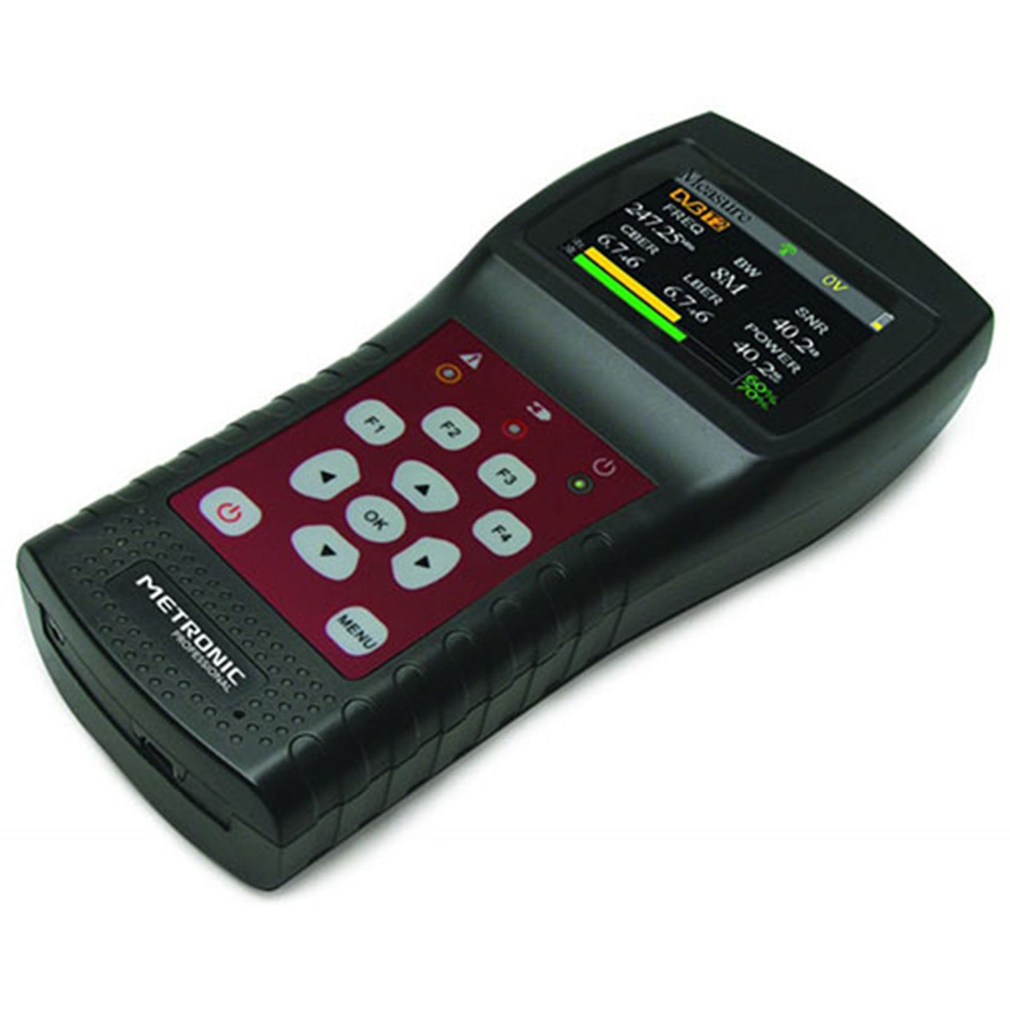 Metronic DTT, TV and SAT signal meter, with DCSS function