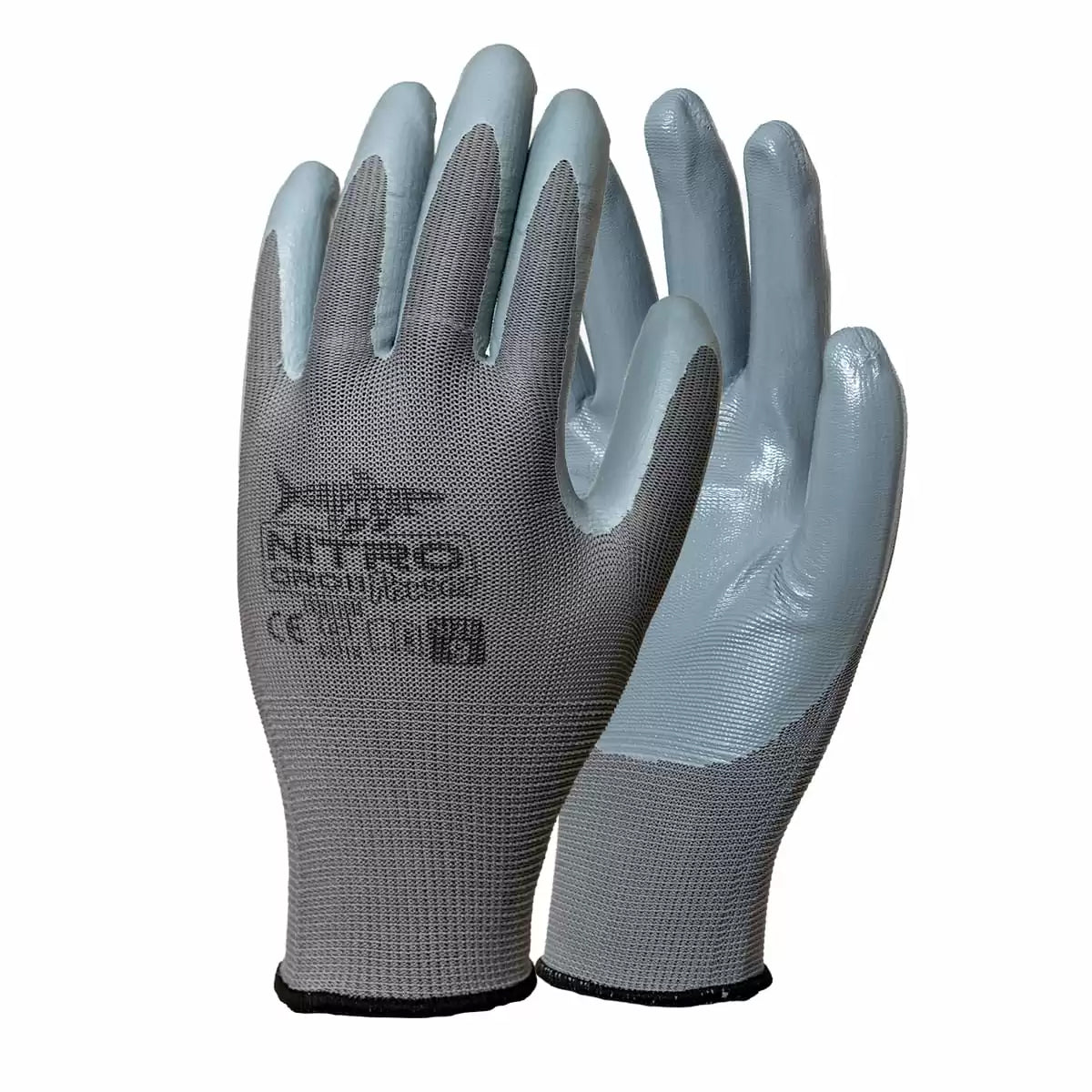 Gants de travail Laurus, gants de protection avec revêtement en nitrile, résistants à l'abrasion et aux coupures, taille 10