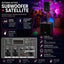 AudioDesign Pro Combo 1265 Sistema Attivo Subwoofer e cassa altoparlante satellite amplificata professionale con Bluetooth e Lettore USB, 2 ingressi Mic / Line, presa AUX, RCA, Link Out, TWS, nero