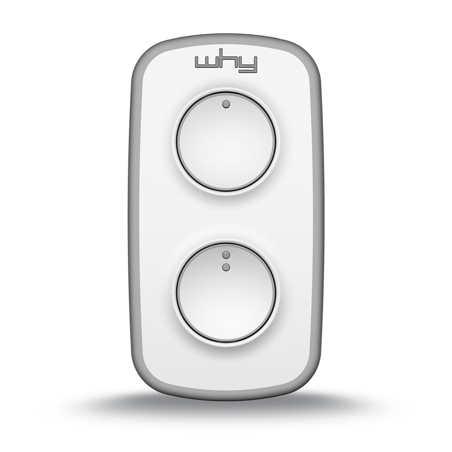 WHY EVO NOA MINI Pure Grey Radiocomando Multifrequenza da 280 a 868 MHz Apricancello Rolling Code Codice Fisso Autoapprendente 4 in 1 Telecomando Garage Cancello Programmabile Ergonomico Lungo Raggio