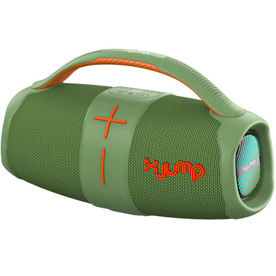 Trevi XJ 120 Altoparlante amplificato 40W Wireless, cassa bluetooth portatile e impermeabile IPX5 a batteria con connettività USB, Micro SD e AUX, ricaricabile tramite presa USB type-C, verde