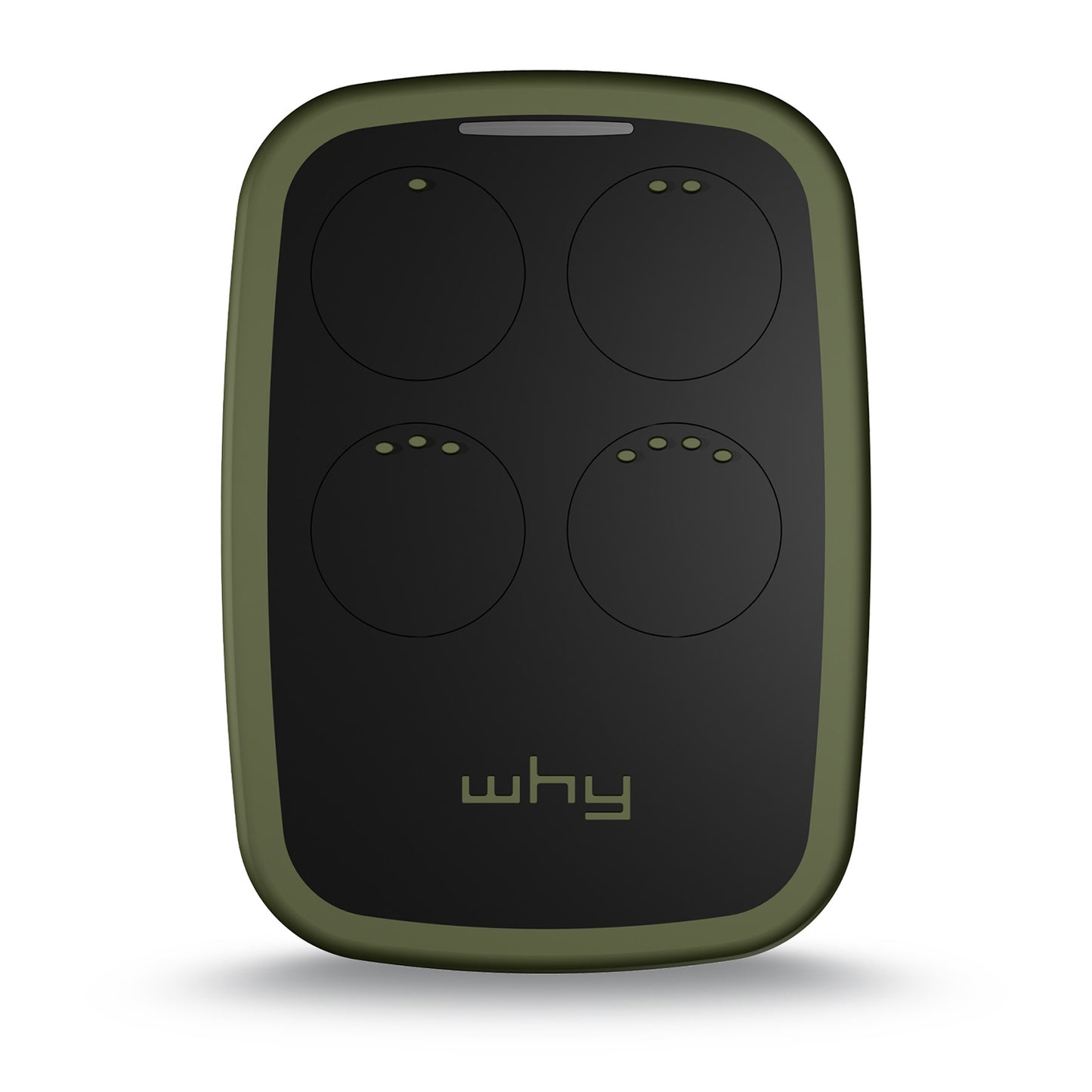 WHY EVO Telecomando rolling code multifrequenza da 280 a 868 mhz, apricancello autoapprendente programmabile, radiocomando ad ampio raggio con 4 pulsanti