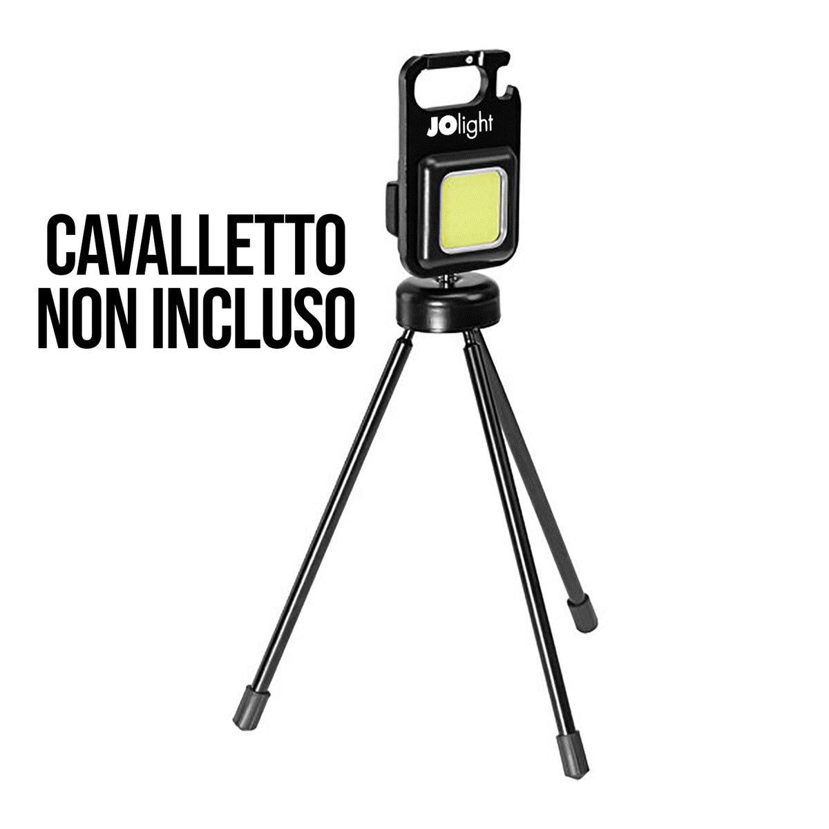 Torcia Lavoro LED+COB Ricaricabile USB VASTFIRE - 800 Lumen, Portachiavi Con Magnete IP66 - Foto 3