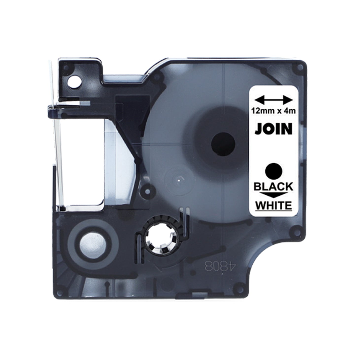 JOIN Kit Etichettatrice portatile a batteria + 1 rotolo, stampante a trasferimento termico 203 dpi, tastiera QWERTY e taglierina, controllo via app Bluetooth, astuccio e cavo di ricarica USB-C inclusi