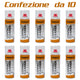 Perfects Confezione da 10 Spray pulitore oleoso professionale per contatti elettrici da 200ml, Lubrificante, Impermeabilizza contro l'umidità e lo sporco, Elimina ossido e resistenze di contatto