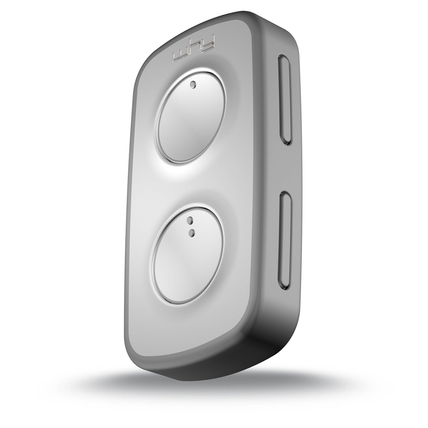 WHY EVO NOA MINI Pure Grey Radiocomando Multifrequenza da 280 a 868 MHz Apricancello Rolling Code Codice Fisso Autoapprendente 4 in 1 Telecomando Garage Cancello Programmabile Ergonomico Lungo Raggio