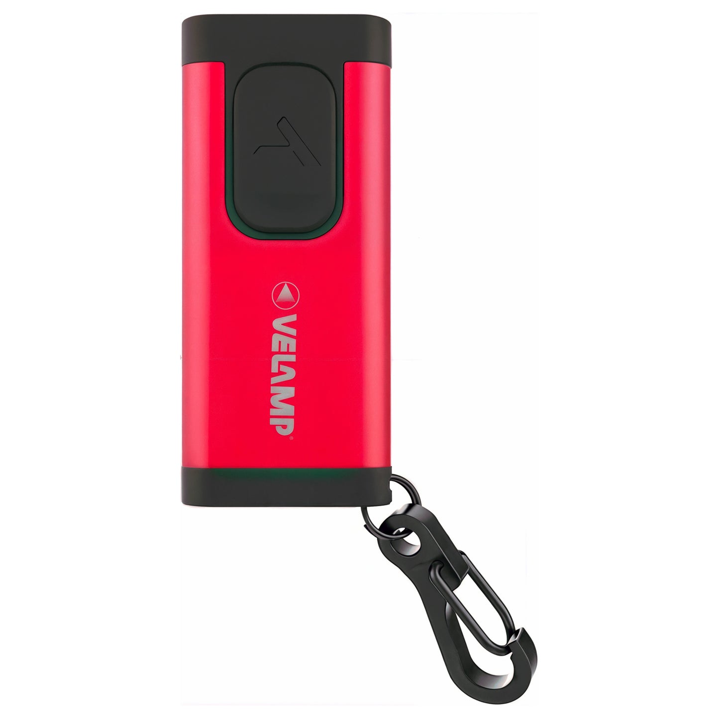 Velamp Wilson Torcia COB 300 lumen in alluminio resistente con batteria da 1200mAh ricaricabile tramite USB-C, moschettone portachiavi incluso