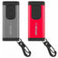 Velamp Wilson Torcia COB 300 lumen in alluminio resistente con batteria da 1200mAh ricaricabile tramite USB-C, moschettone portachiavi incluso
