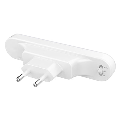 Alcapower Lampada notturna a LED luce da notte ricaricabile con funzione di emergenza, sensore PIR e crepuscolare, lanterna luce bianca naturale, funziona anche senza corrente, autonomia fino a 4 ore