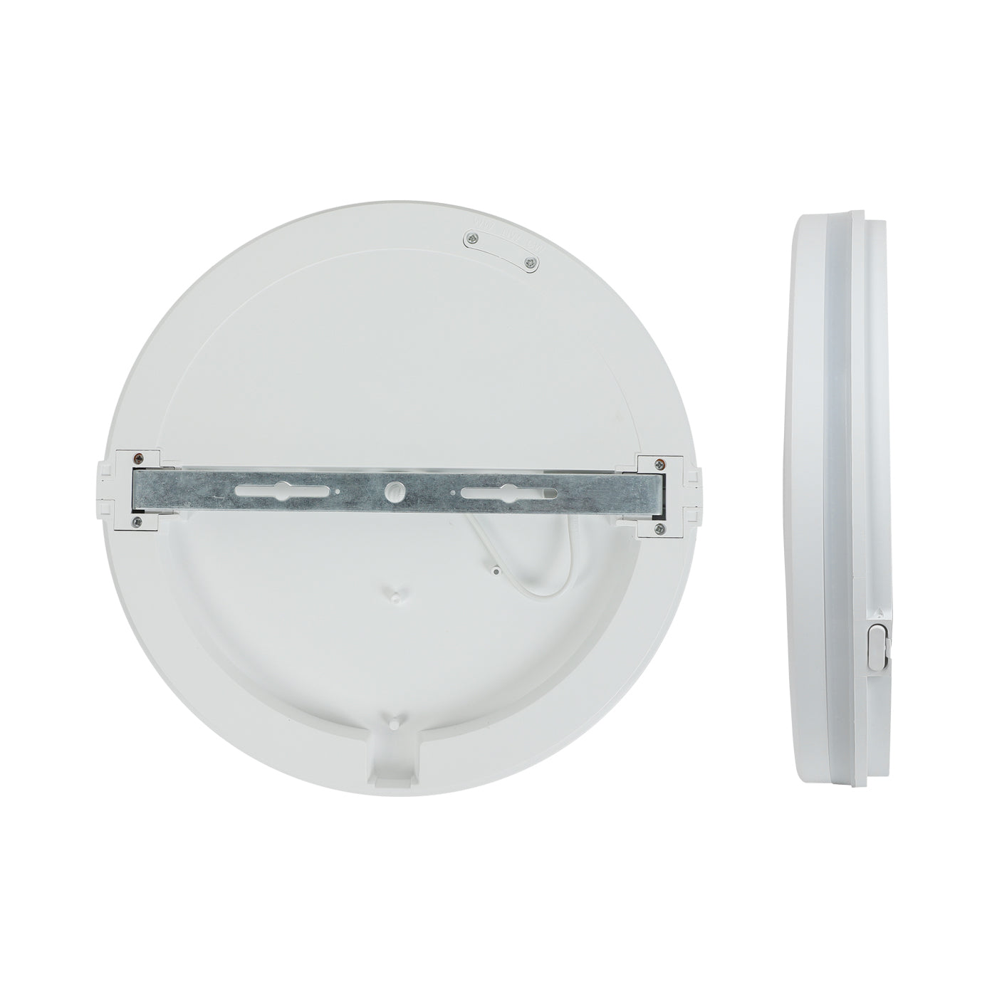 Alcapower Plafoniera Led da parete, plafoniera rotonda bianca, dimmerabile, lampada da soffitto IP65, 15W