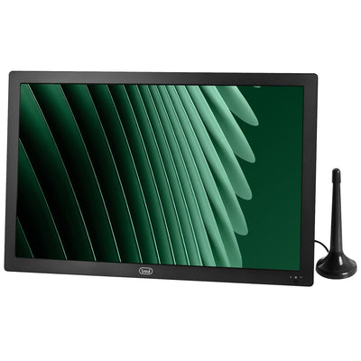 Trevi Gulliver 19 Televisore Portatile LED 19" HDMI con lettore memoria SD, AV e USB, tripla alimentazione, corrente 220V, auto e camper 12V, batteria litio con autonomia fino a 2 ore, TV da campeggio