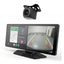 Trevi MDV 1000 Monitor Smart Touchscreen 10" LCD IPS con dashcam 2K integrata e telecamera di parcheggio posteriore, supporto adesivo e a ventosa, compatibile con Android Auto e Apple CarPlay Wireless