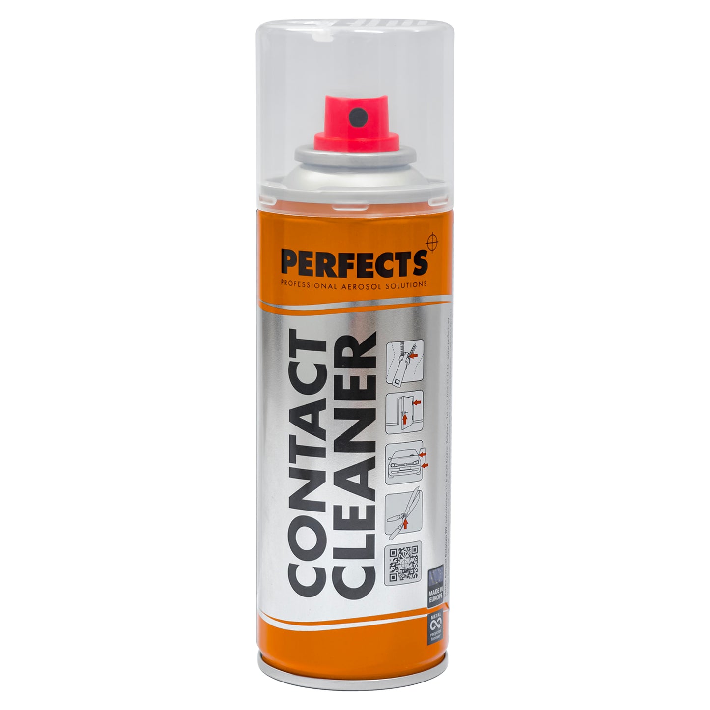 Perfects Spray pulitore oleoso professionale per contatti elettrici da 200ml, Detergente e Lubrificante, Impermeabilizza contro l'umidità e lo sporco, Elimina ossido e resistenze di contatto