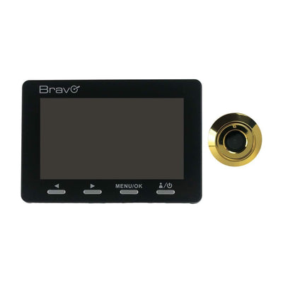 Bravo Spioncino digitale con monitor LCD 4,3 pollici, spioncino a batteria, scatta foto e registra video