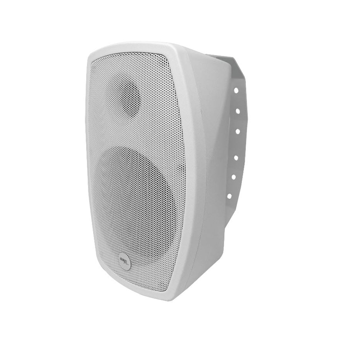 GBC Altoparlanti a muro, diffusori con Woofer da 130mm e Tweeter da 25mm, altoparlanti da esterno IP55, 60W, altoparlanti a 2 vie, bianco, 26x16x16.5 cm