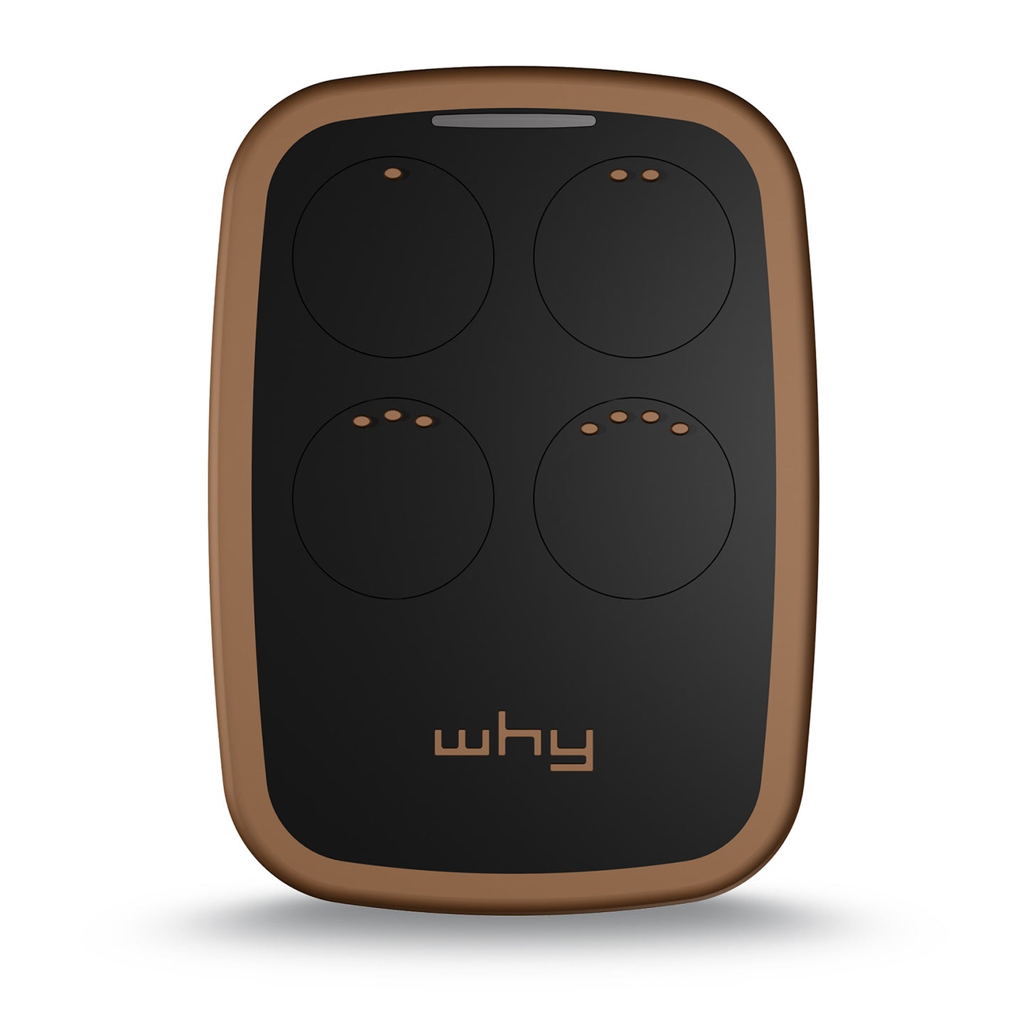 WHY EVO NOA Wild Tobacco Radiocomando Multifrequenza da 280 a 868 MHz Apricancello Rolling Code Codice Fisso Autoapprendente 4 in 1 Telecomando Garage Cancello Programmabile Ergonomico Lungo Raggio